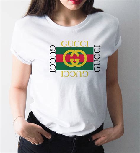 gucci t shirt female|vintage gucci t shirt women.